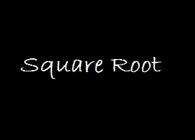 Square root aptitude concepts